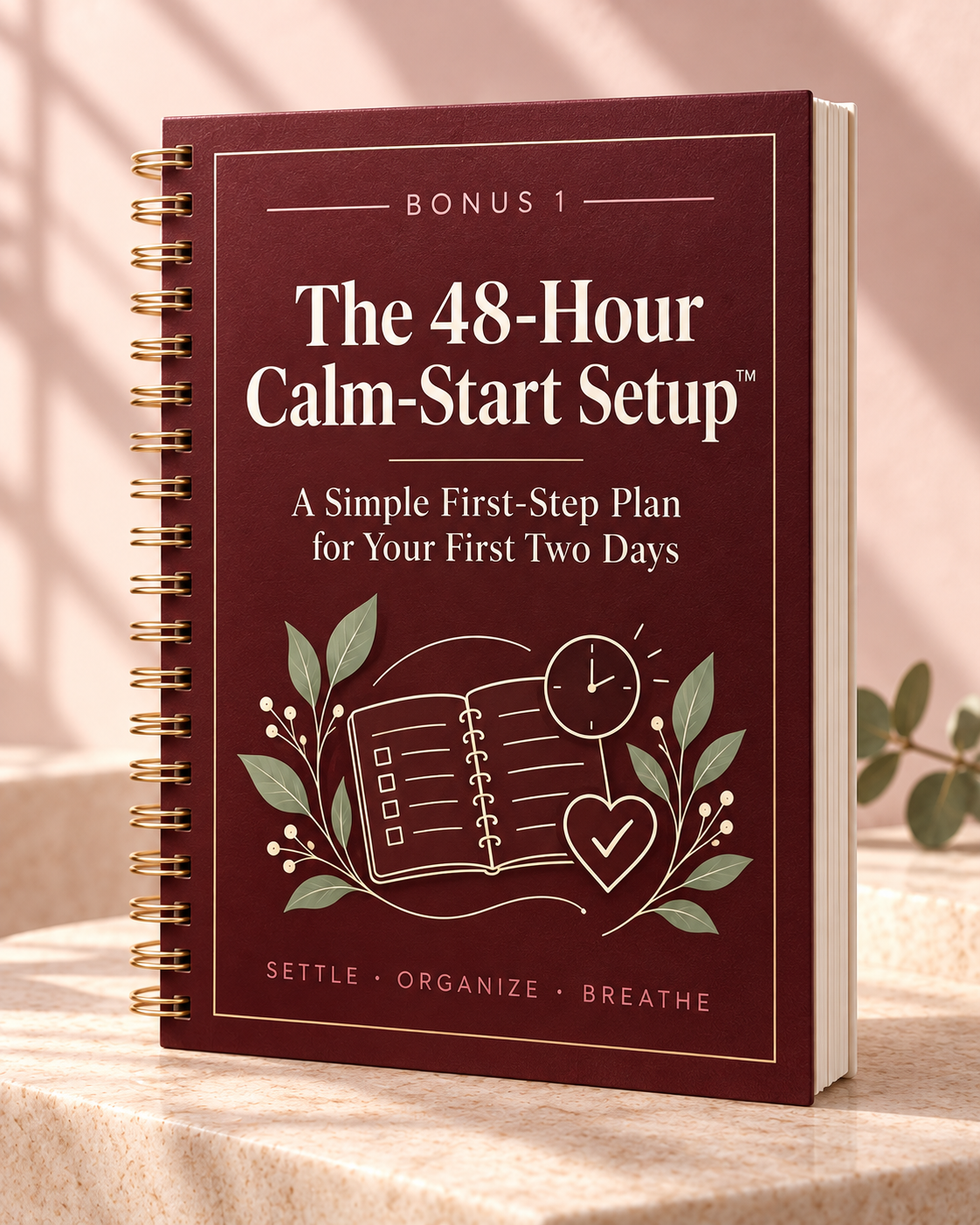 Bonus 1: The 48-Hour Calm-Start Setup™ cover
